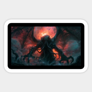 Cthulhu Elder God Eldritch Horror Tentacles Sticker